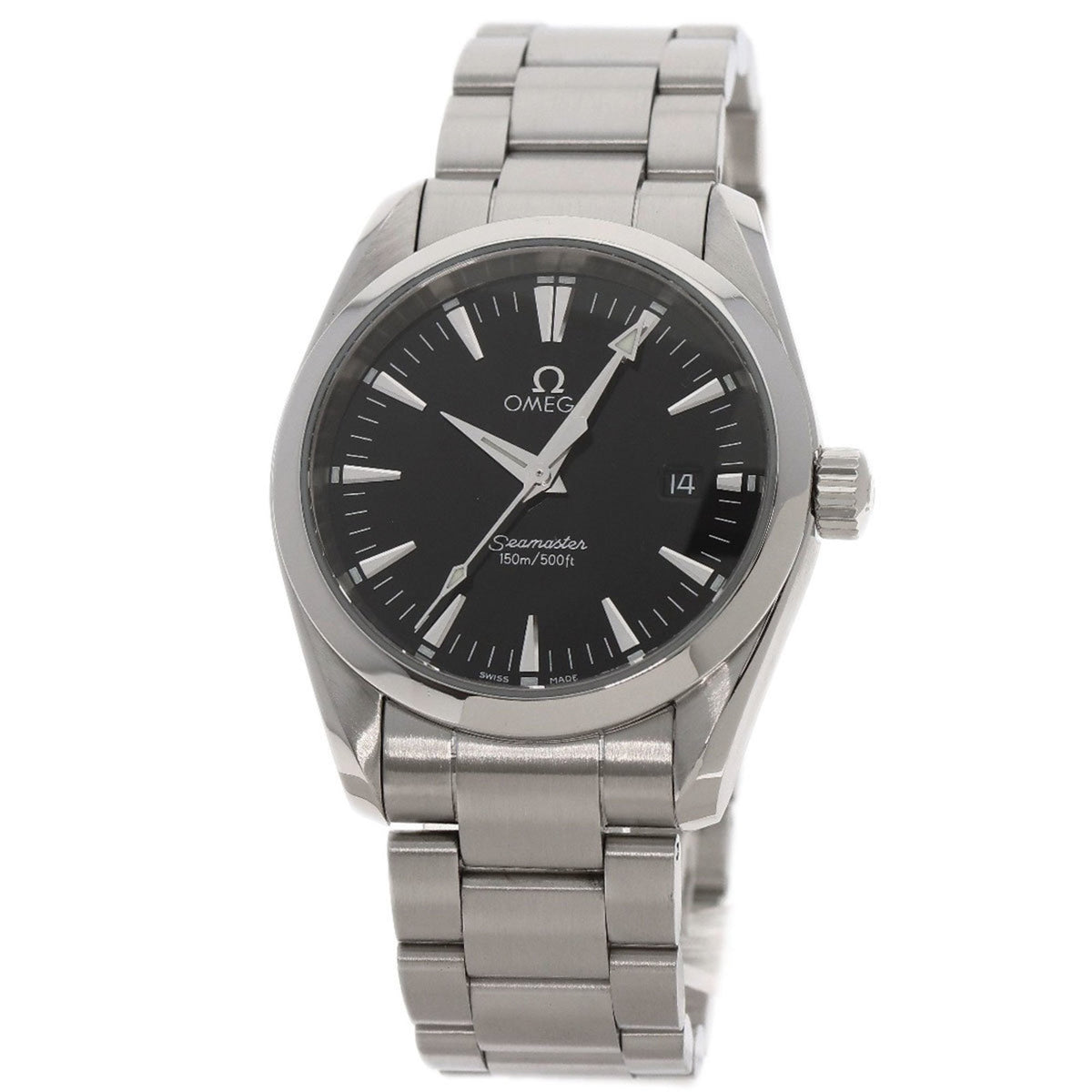 Pre-Owned OMEGA 2518.50 Seamaster Aqua Terra Date Watch Stainless Steel SS Men's