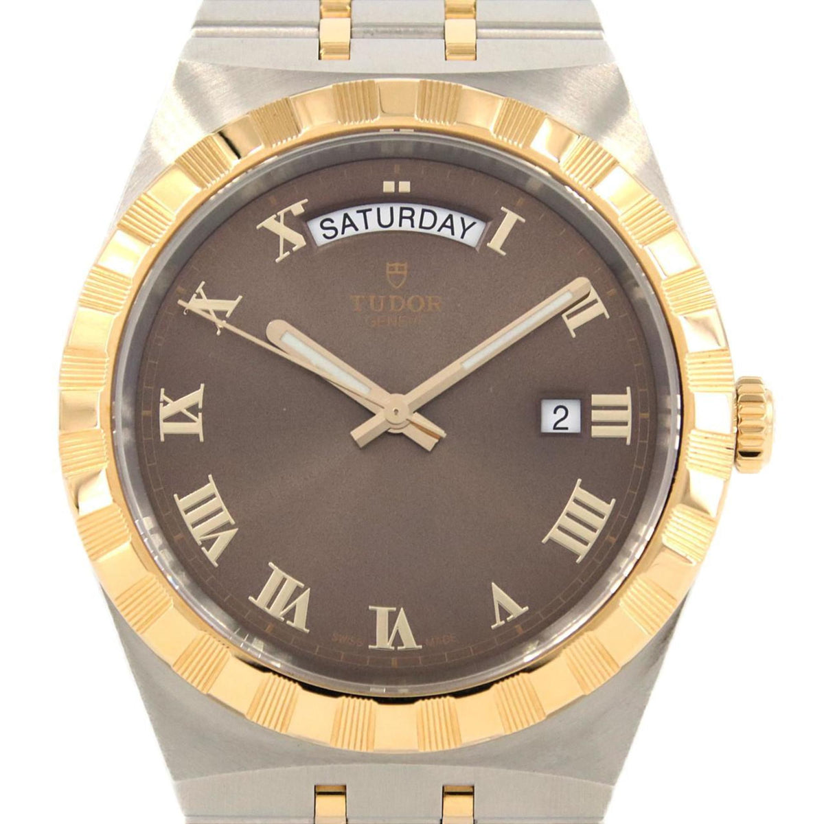 Pre-Owned Tudor Royal M28603-0007 SSxYG Automatic watch