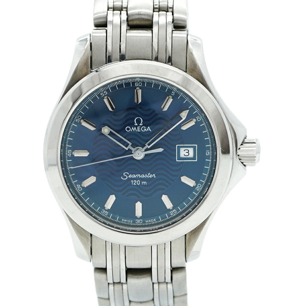 Pre-Owned Omega Seamaster 2571.81 Blue Dial Women's Watch