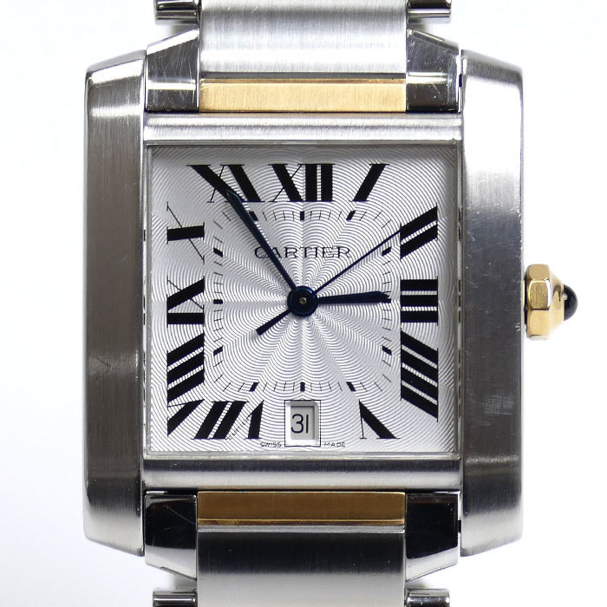 Pre-Owned CARTIER Tank Fran?aise LM Automatic Watch W51005Q4 Men's