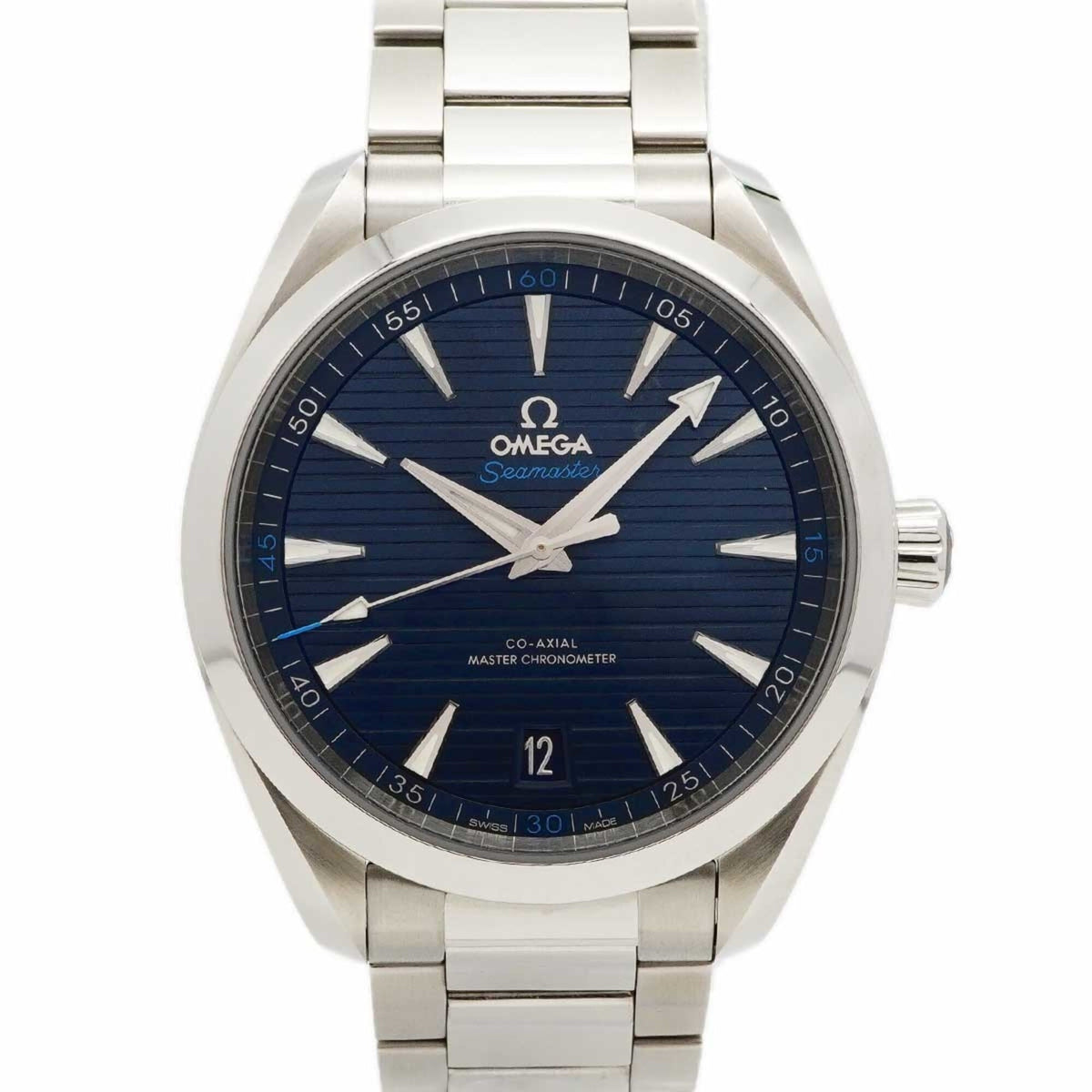Pre-Owned Omega Seamaster 220.10.41.21.03.001 Navy Dial Men's Watch
