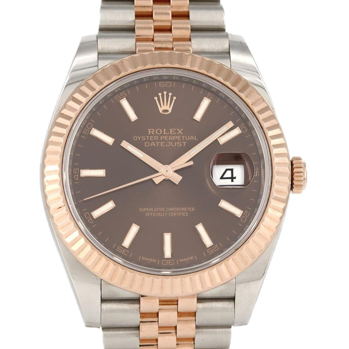 Pre-Owned Rolex Datejust 126331 SSxPG Automatic Watch, Random Number