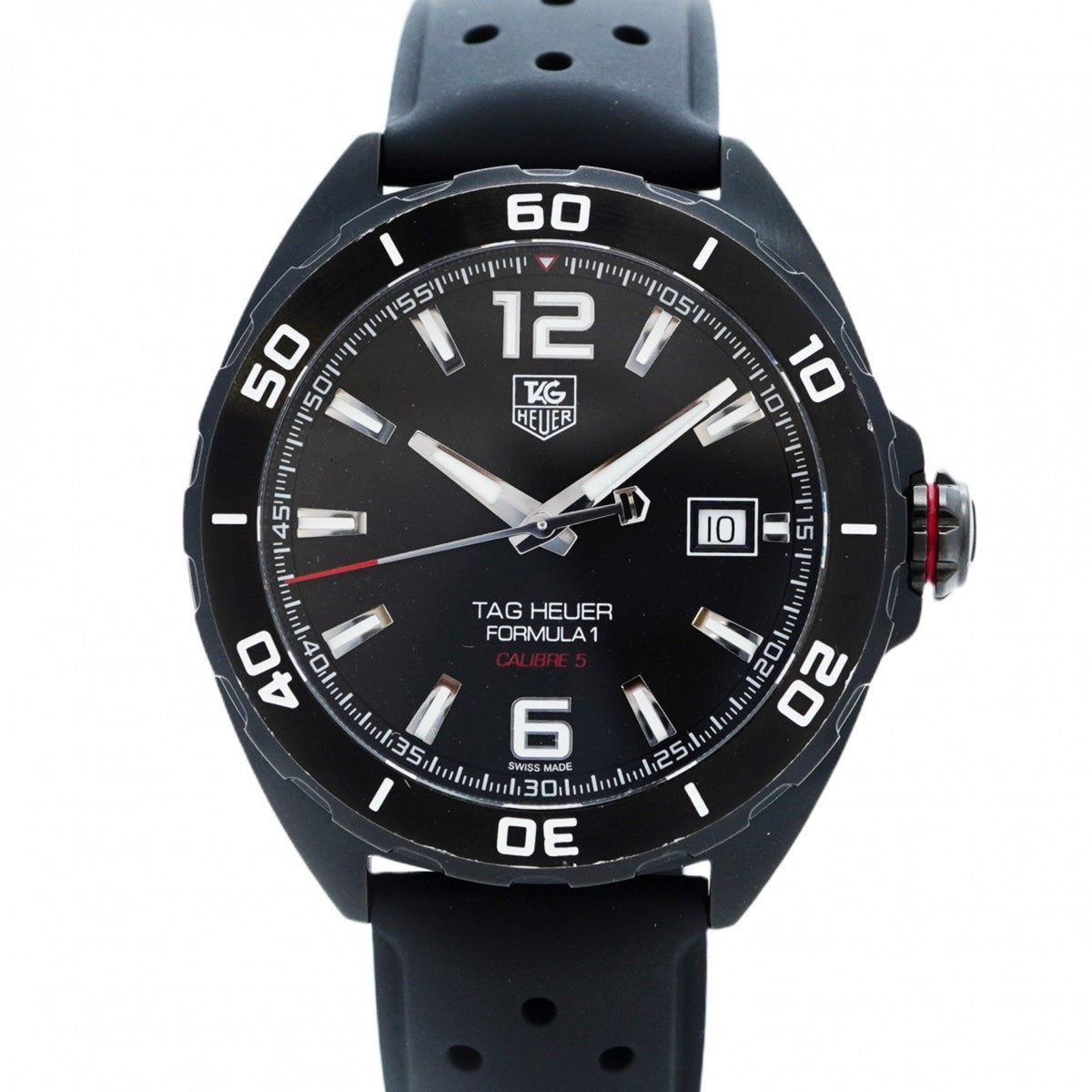Montre TAG Heuer Formula 1 WAZ2115 d'occasion à cadran noir pour homme 
