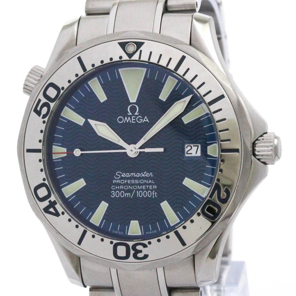 Pre-Owned OMEGA Seamaster Professional 300M Automatic Mens Watch 2255.80 Polished