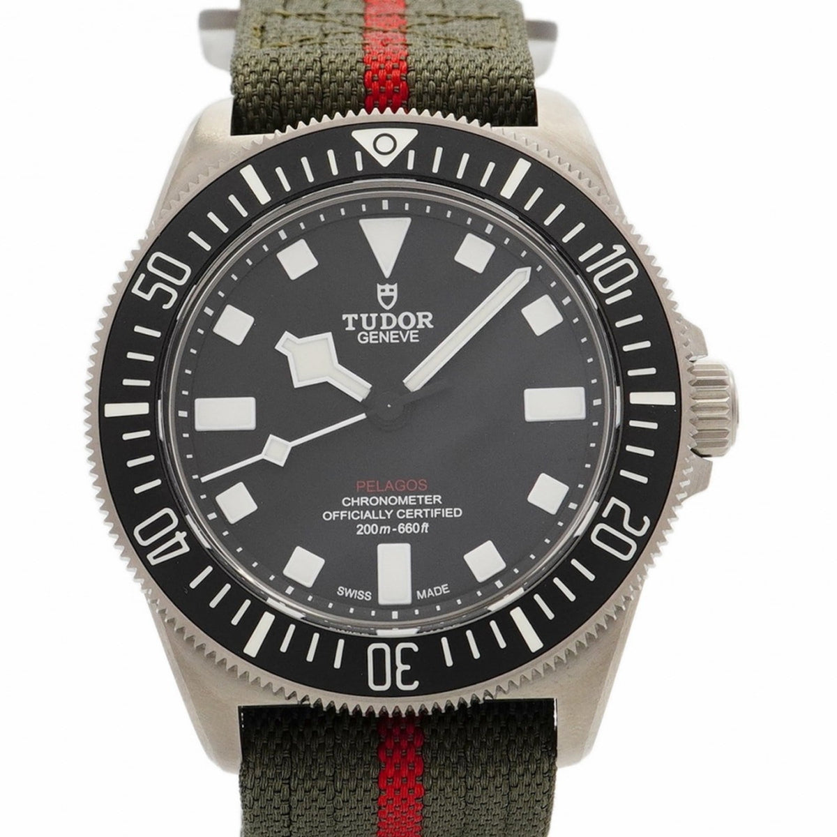 Pre-Owned Tudor Pelagos FXD 25717N Black Dial Men's Watch