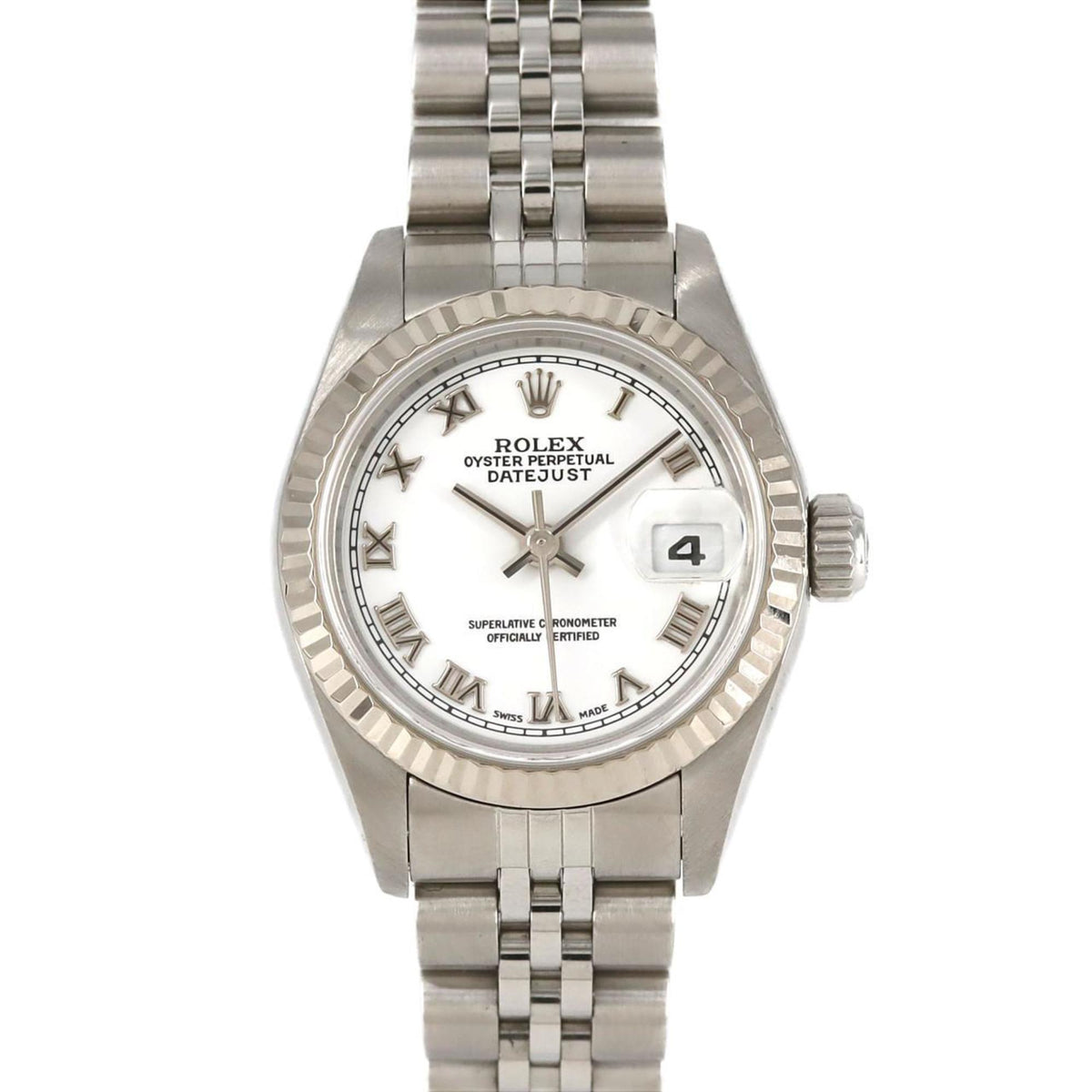 Pre-Owned Rolex Datejust 79174 SSxWG Automatic Watch, F Series