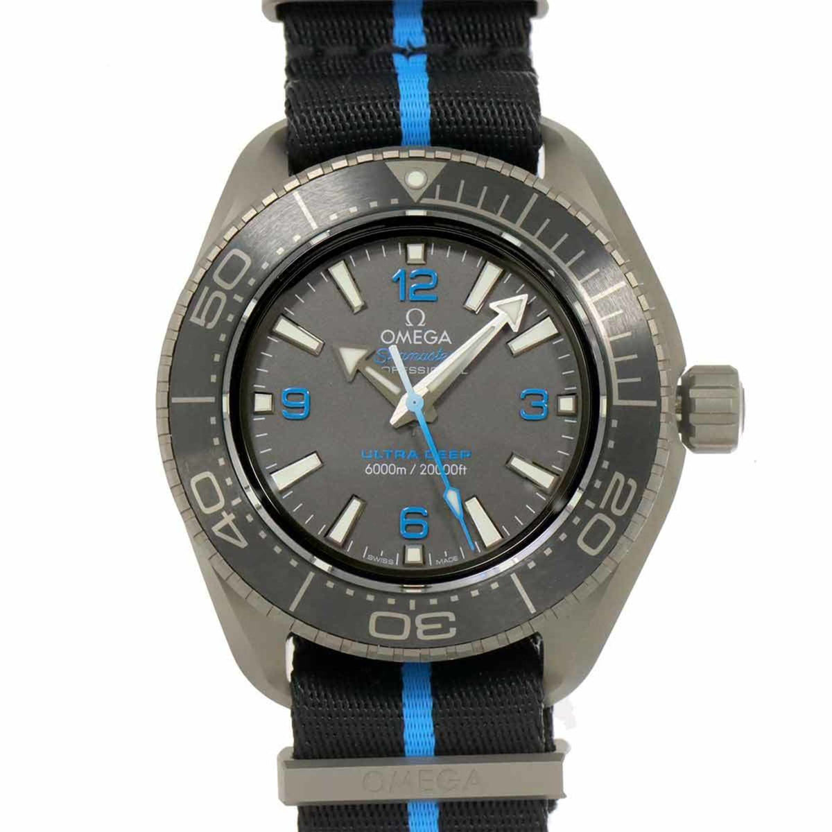 Pre-Owned OMEGA Seamaster Planet Ocean Co-Axial Ultra Deep 215 92 46 21 01 001 Men's Automatic Watch