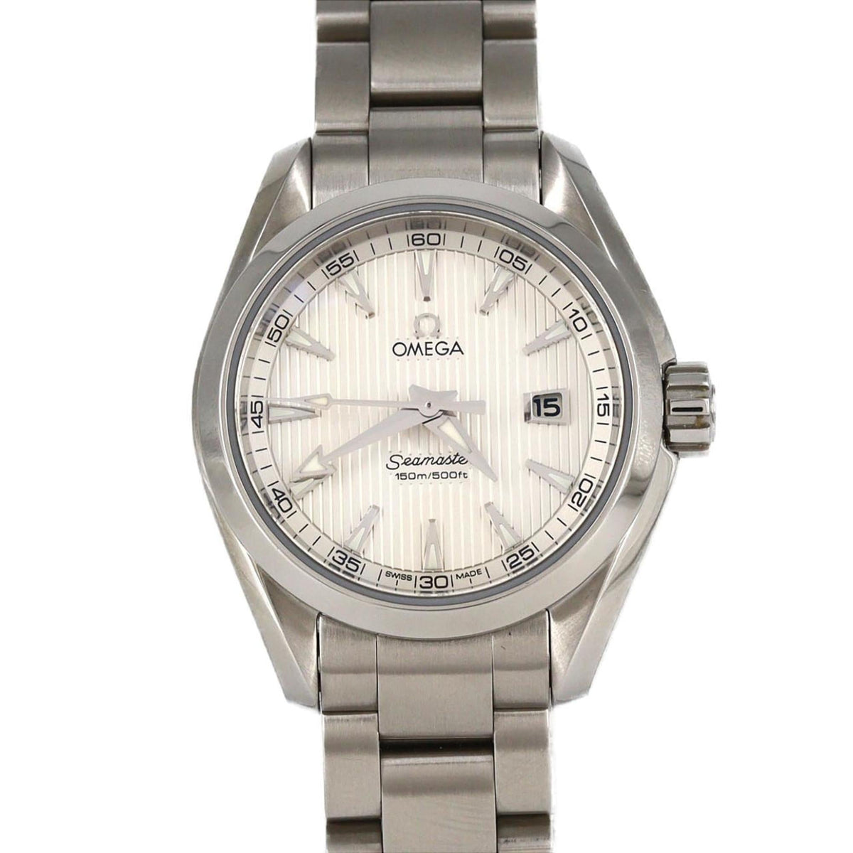 Pre-Owned Omega Seamaster Aqua Terra 231.10.30.61.02.001 Stainless Steel Quartz Watch