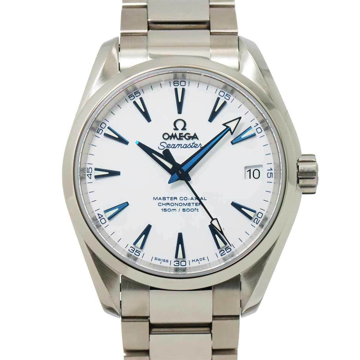 Pre-Owned OMEGA Seamaster Aqua Terra Good Planet 231 90 39 21 04 001 Men's Watch Date White Automatic