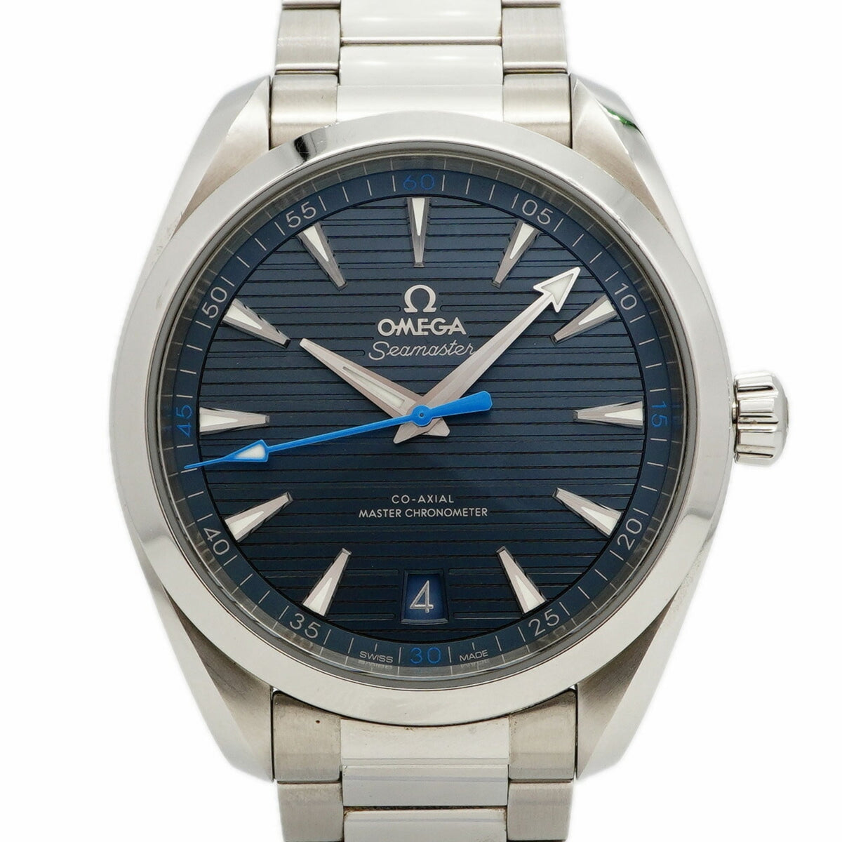 Pre-Owned Omega Seamaster 220.10.41.21.03.002 Blue Dial Men's Watch