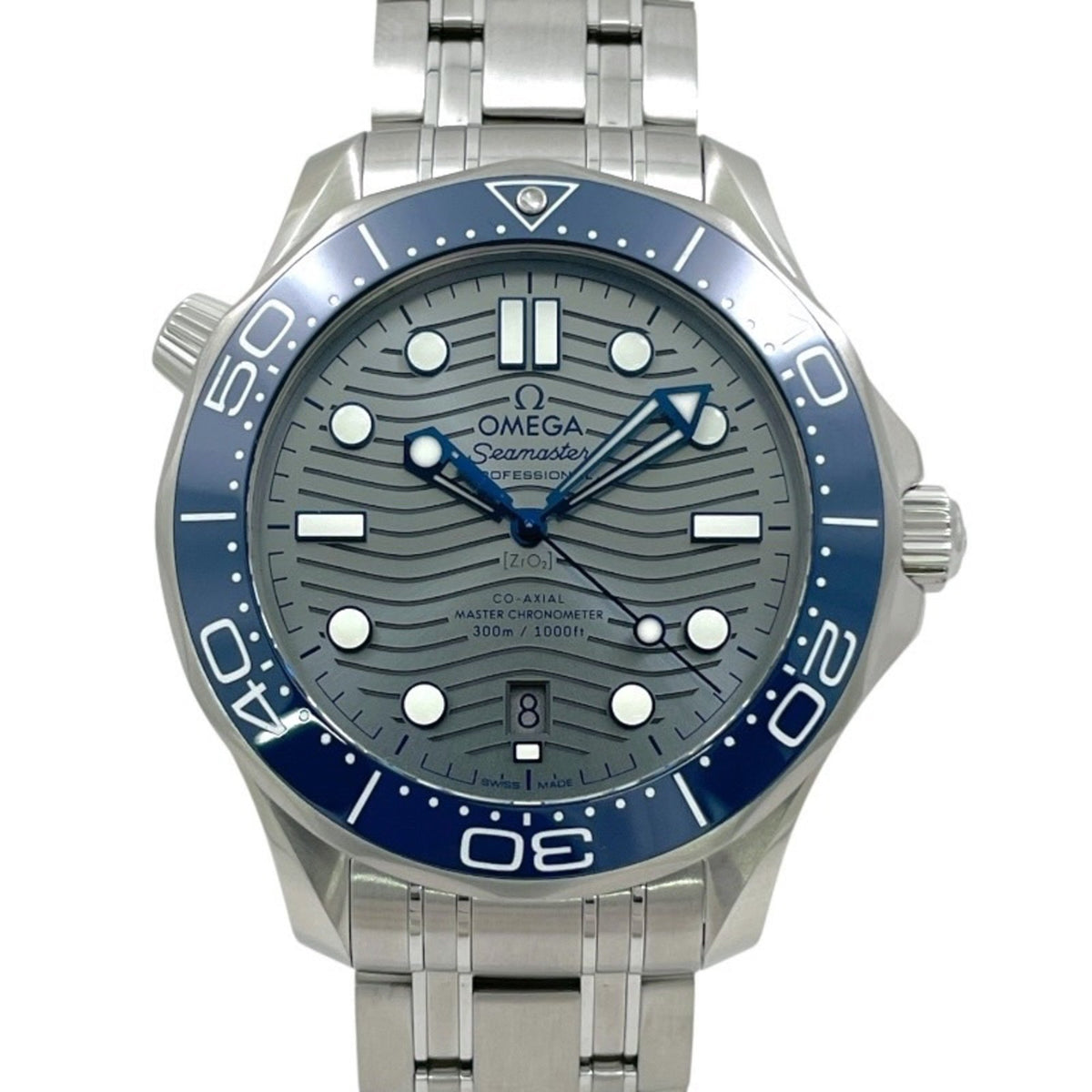 Pre-Owned OMEGA Seamaster 300 210.30.42.20.06.001 Stainless Steel Men's Automatic Co-Axial Master Chronometer Diver's Watch