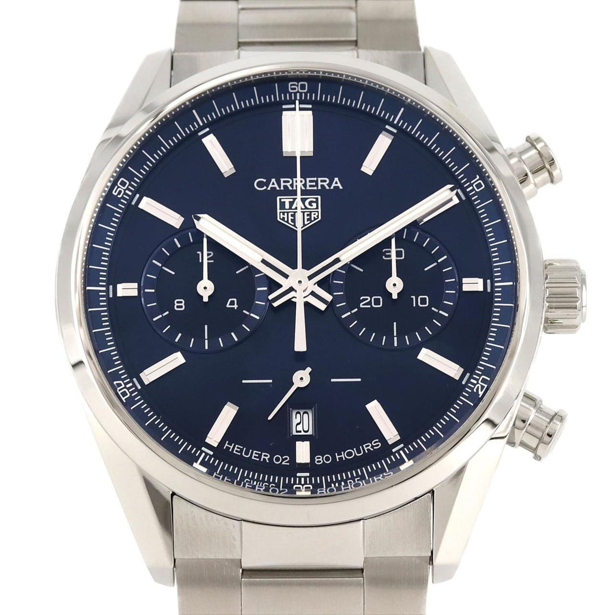 Montre-bracelet automatique TAG Heuer Carrera Chronograph CBN2011.BA0642 SS d'occasion 