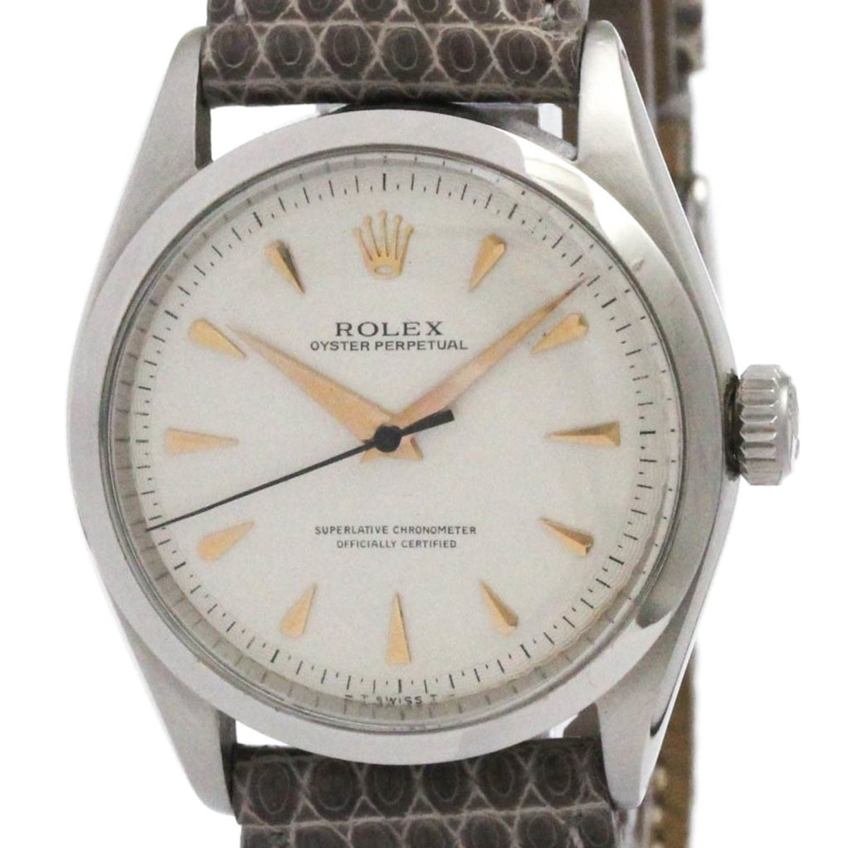 Pre-Owned ROLEX Oyster Perpetual 6284 Steel Automatic Ladies Watch Vintage
