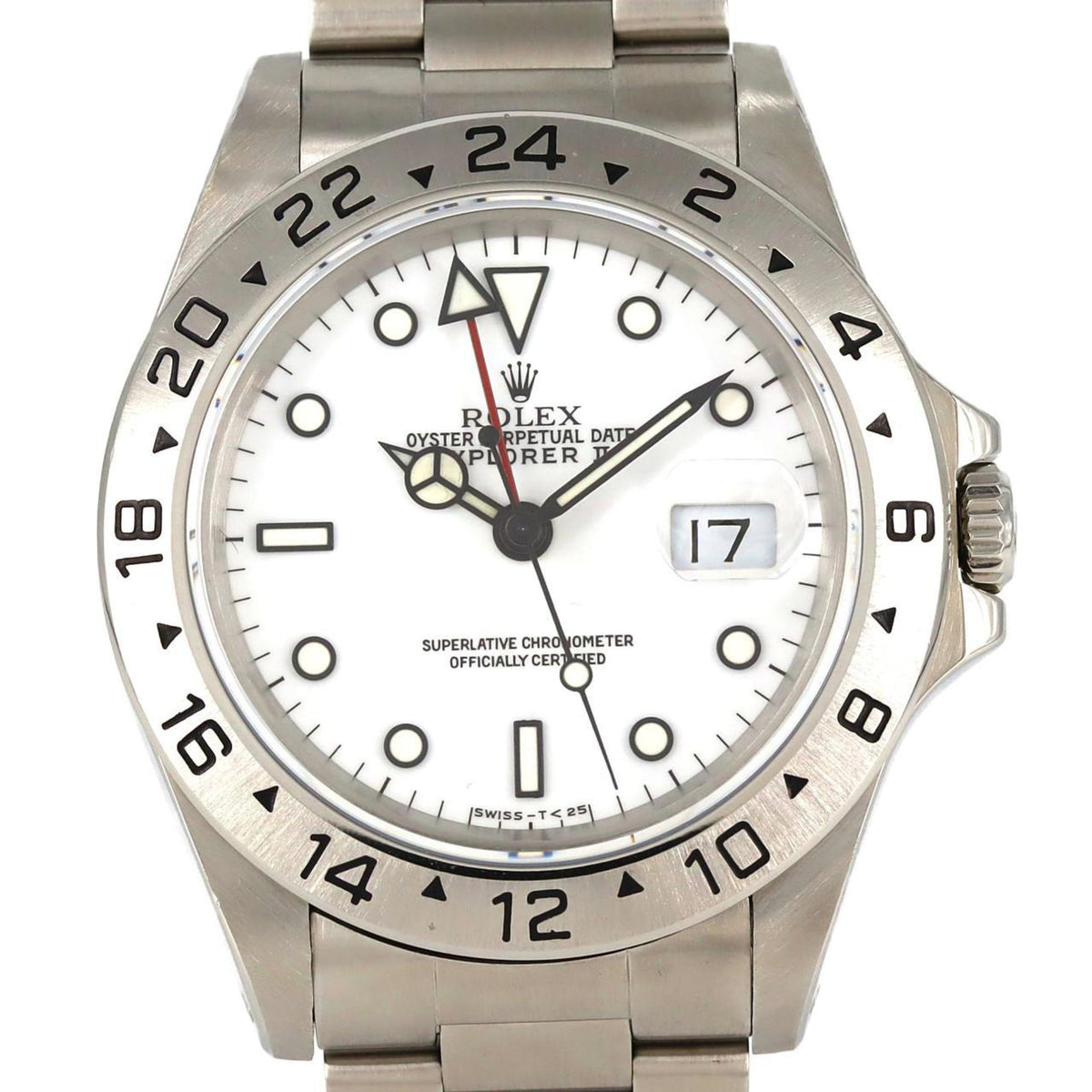 Pre-Owned Rolex Explorer 16570 SS Automatic Watch E Series
