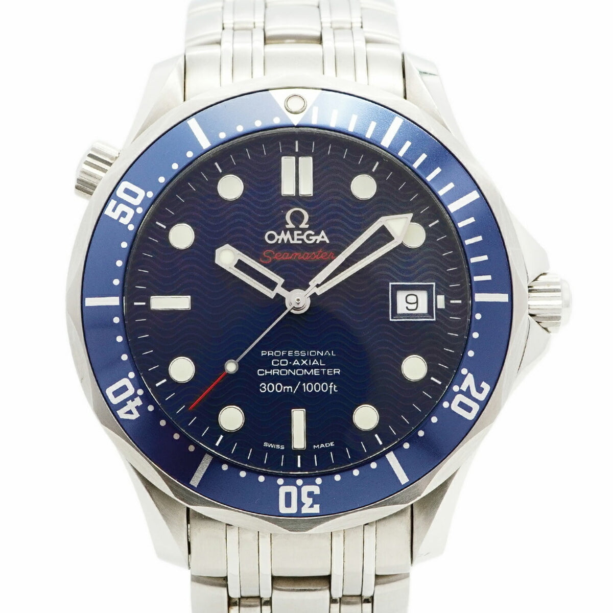 Pre-Owned Omega Seamaster 2220.80 Navy Dial Men's Watch