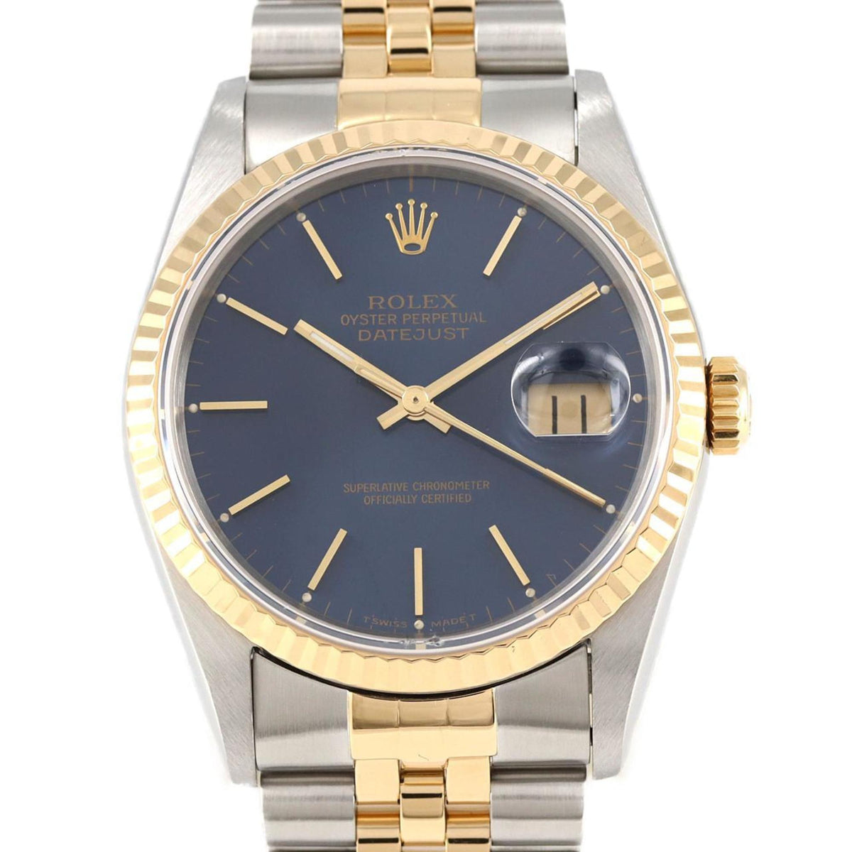 Pre-Owned Rolex Datejust 16233 SSxYG Automatic Watch S Series