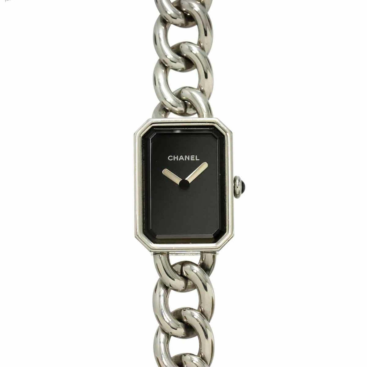 Pre-Owned CHANEL Premiere 22mm H3248 Women's Black Quartz Watch