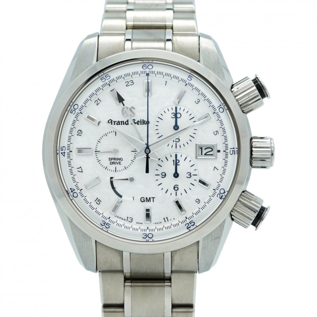 Montre Seiko Grand 9R96-0AP0 d'occasion à cadran blanc pour homme 