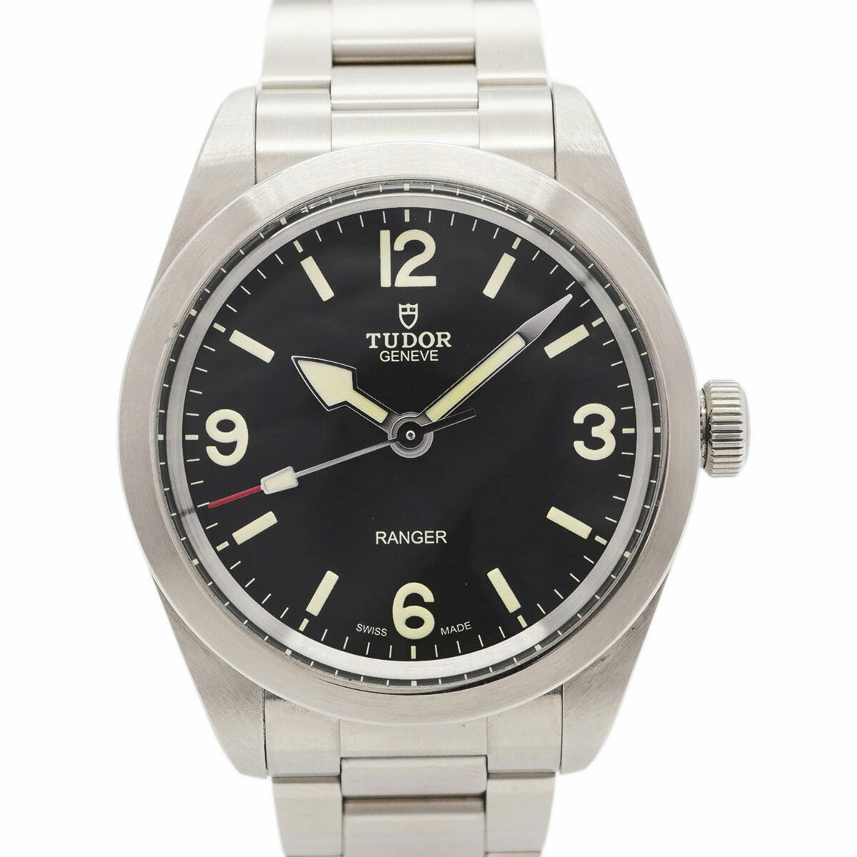 Pre-Owned Tudor Ranger 79950 Black Dial Men's Watch