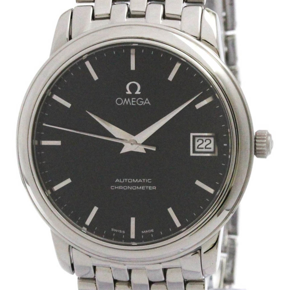 Pre-Owned OMEGA De Ville Automatic Stainless Steel Mens Watch 4500.51 Polished