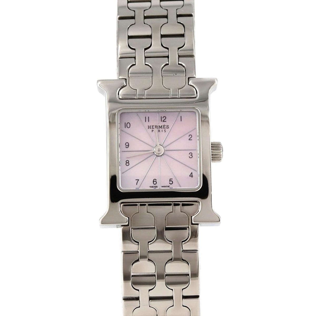Montre-bracelet à quartz Hermes H Watch HH1.110 SS d'occasion 