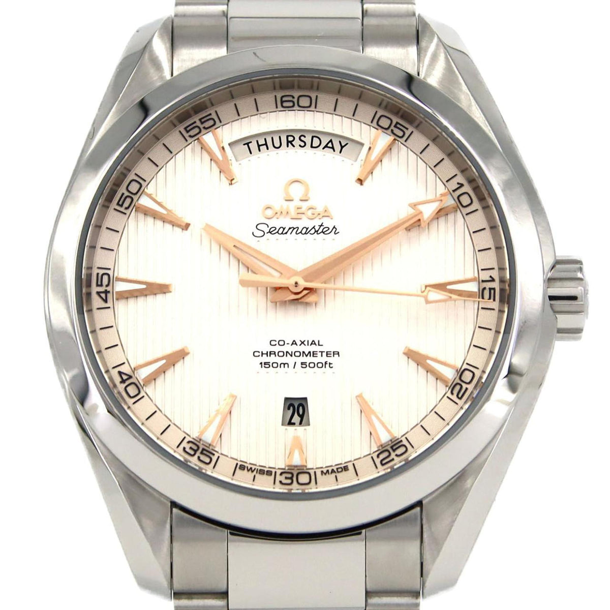 Pre-Owned Omega Seamaster Aqua Terra 231.13.42.22.02.001 Stainless Steel Automatic Watch