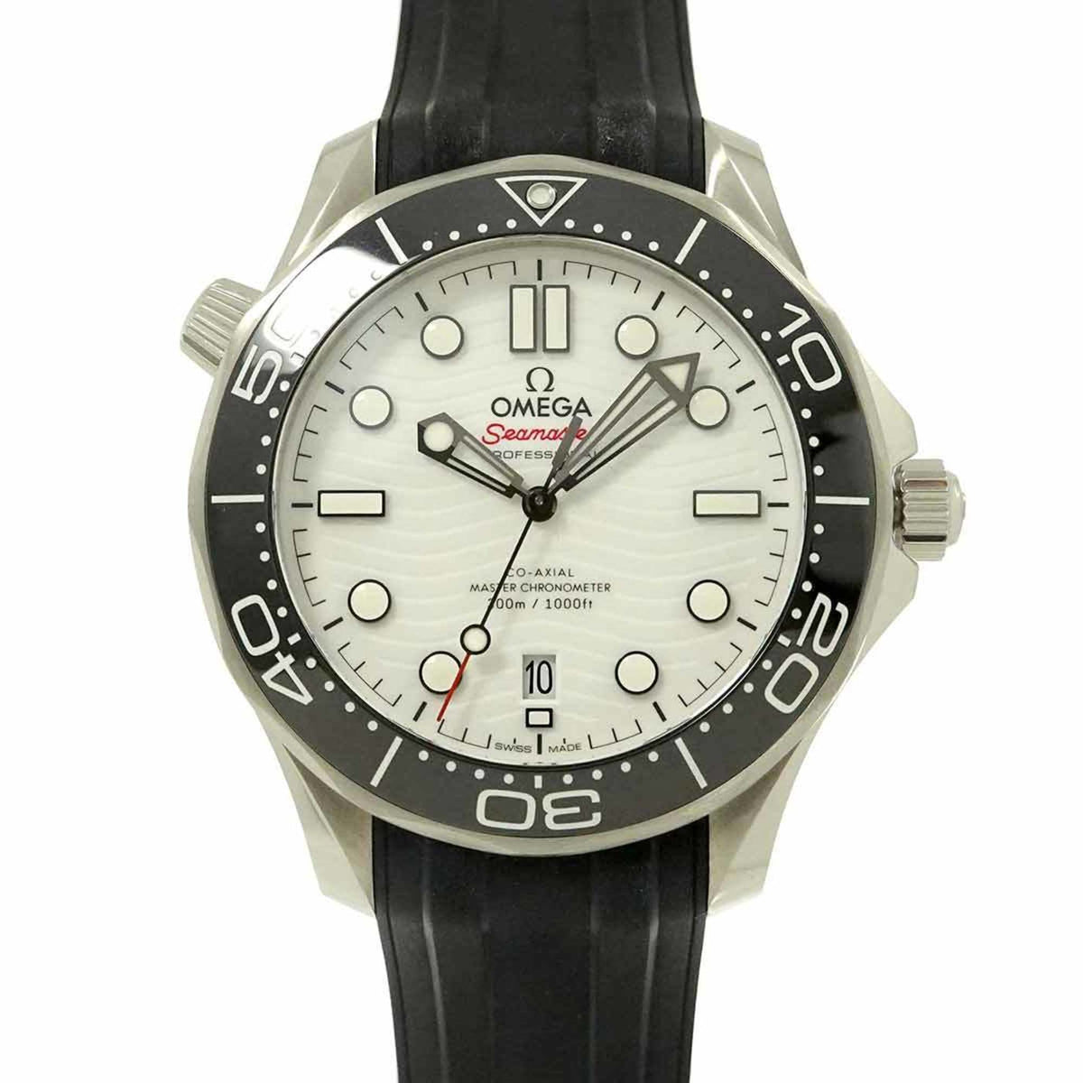 Pre-Owned OMEGA Seamaster Diver 300 Co-Axial 210 32 42 20 04 001 Men's Watch with Date Display and Automatic Movement