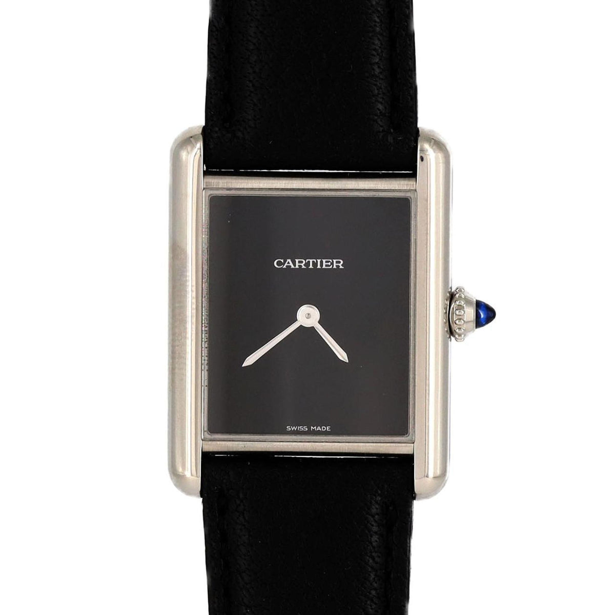 Pre-Owned Cartier Tank Must LM WSTA0072 SS Wristwatch Quartz