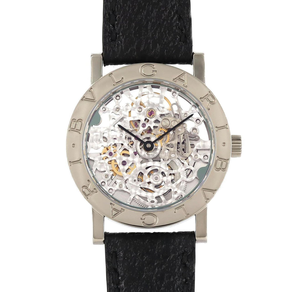 Pre-Owned Bvlgari Skeleton WG BBW33GLSKP Watch Automatic Winding