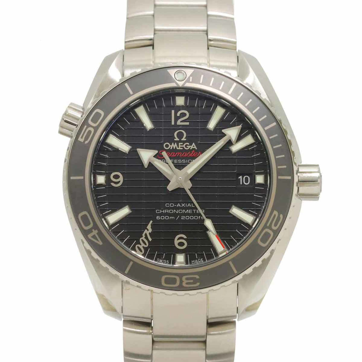 Pre-Owned OMEGA Seamaster Planet Ocean 600M 232 30 42 21 01 004 Men's Watch with Date Display, Black, Automatic