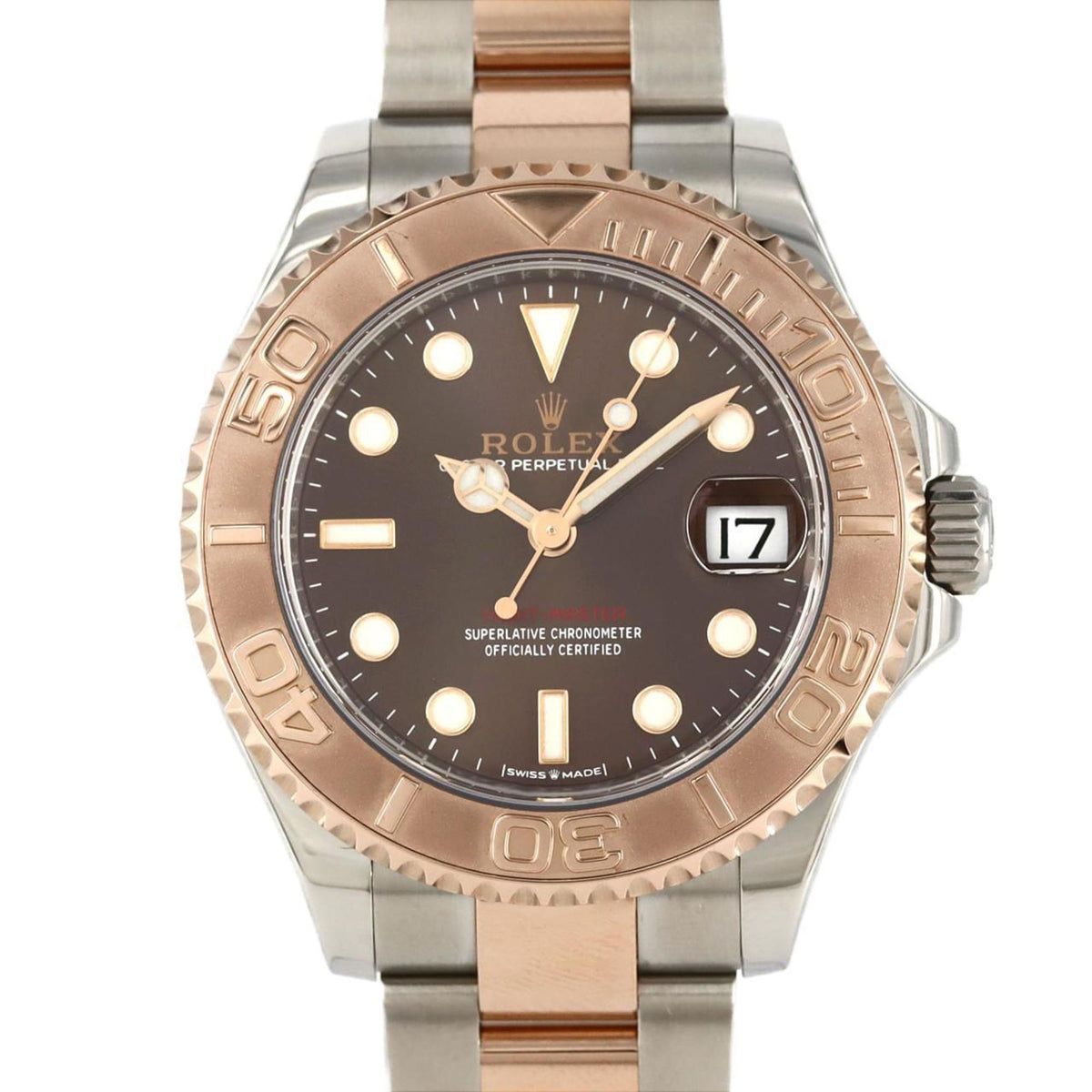 Pre-Owned Rolex Yacht-Master 268621 SSxPG Automatic Watch, Random Number