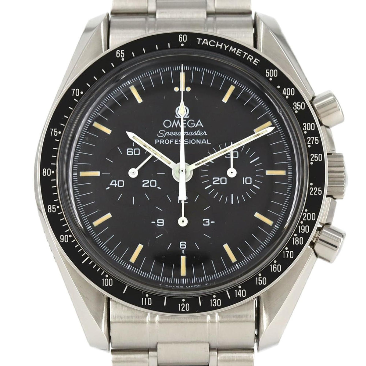 Pre-Owned Omega Speedmaster Pro Apollo LIMITED 3591.50 Stainless Steel Watch Manual Winding