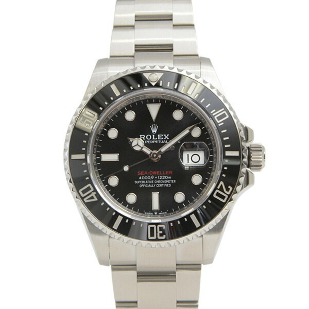 Pre-Owned Rolex Watch Men's Sea-Dweller Random Automatic Black Dial Stainless Steel ROLEX 126600 SS