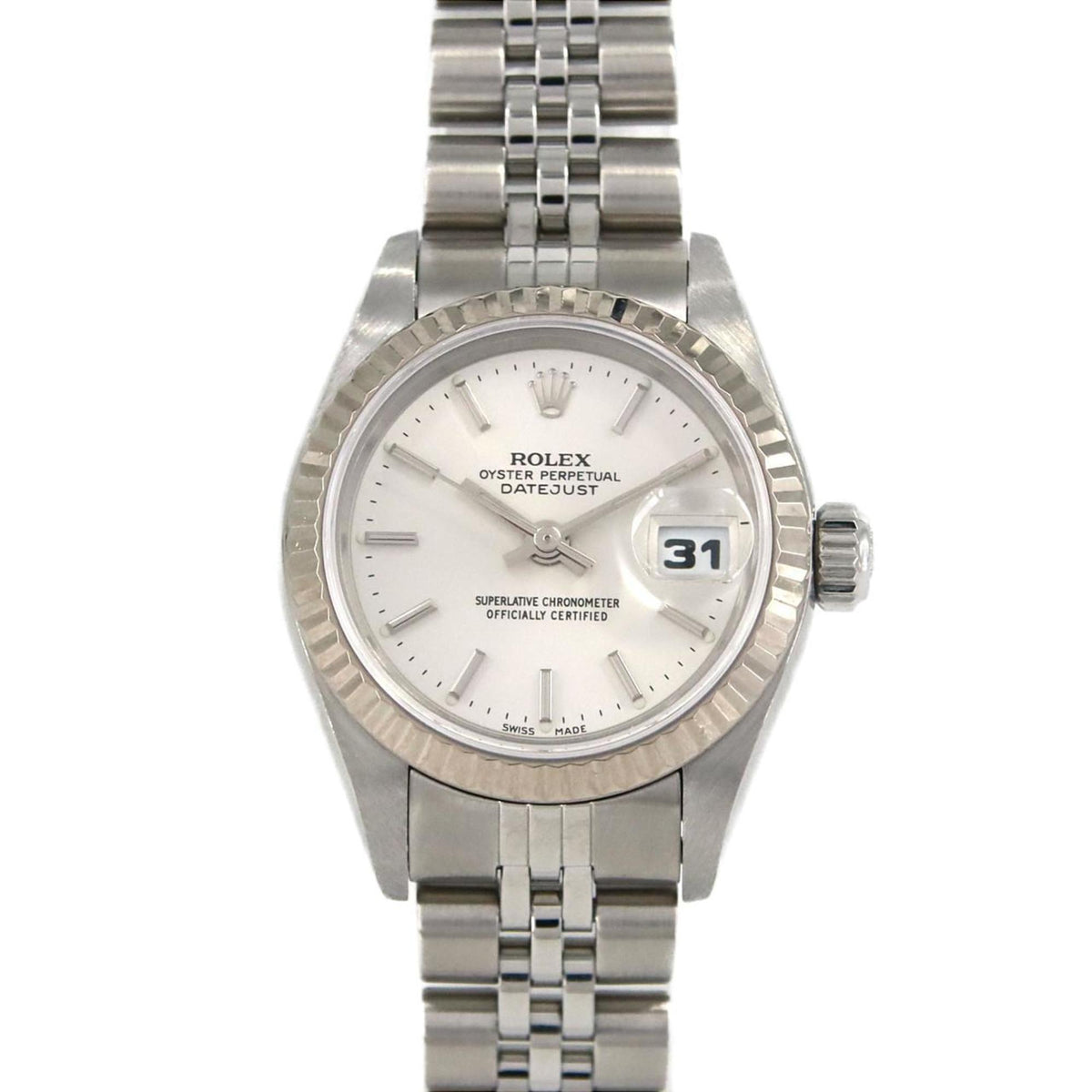 Pre-Owned Rolex Datejust 79174 SSxWG Automatic Watch F Series