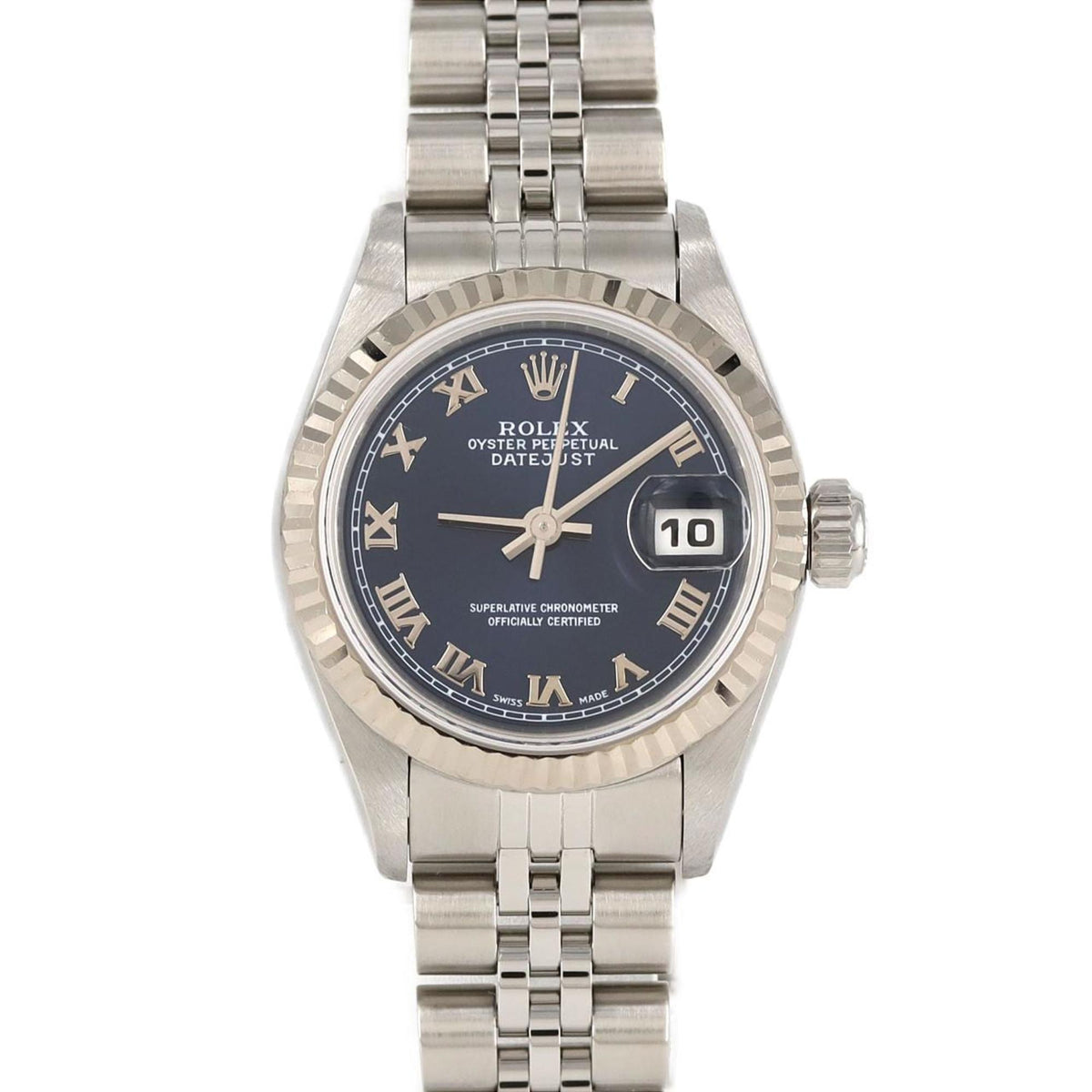 Pre-Owned Rolex Datejust 79174 SSxWG Wristwatch Automatic Y serial number