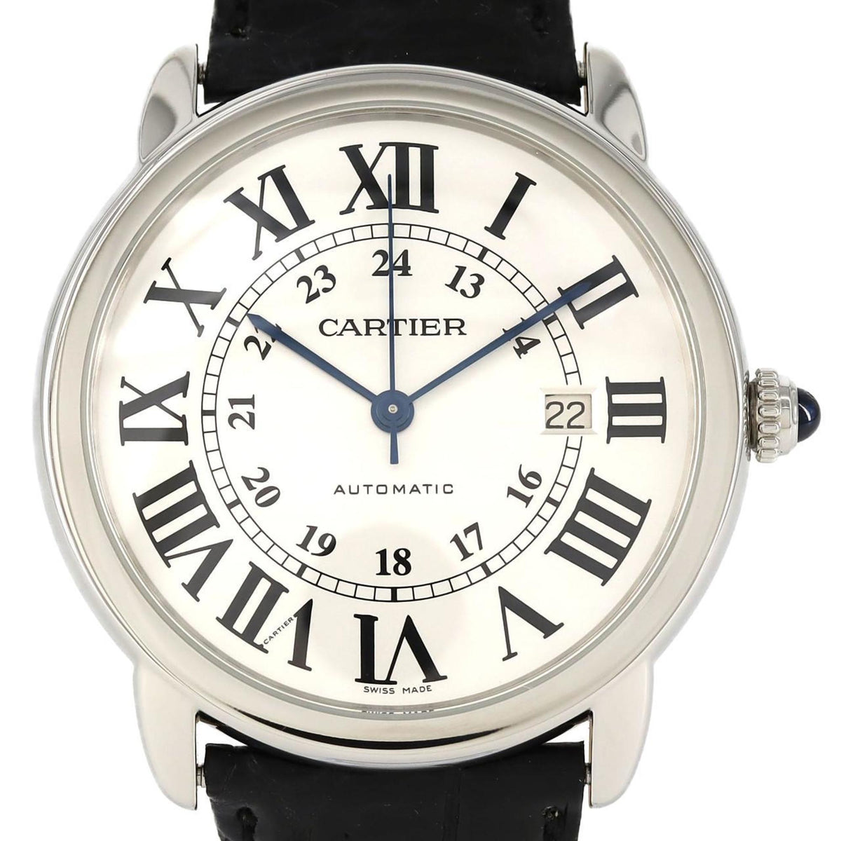 Pre-Owned Cartier Rondo Solo XL W6701010 SS Automatic Watch