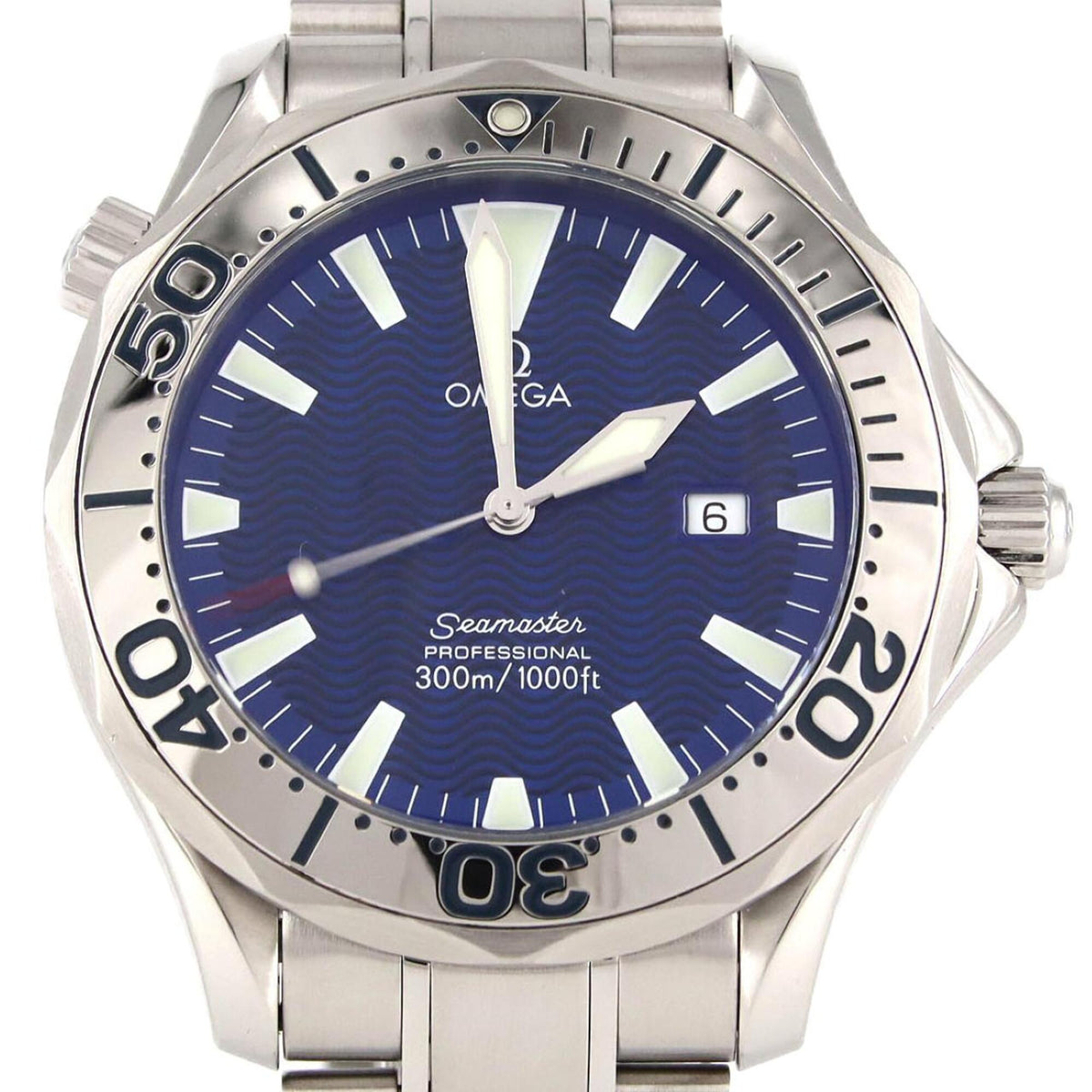 Pre-Owned Omega Seamaster Professional 2265.80 Stainless Steel Quartz Watch