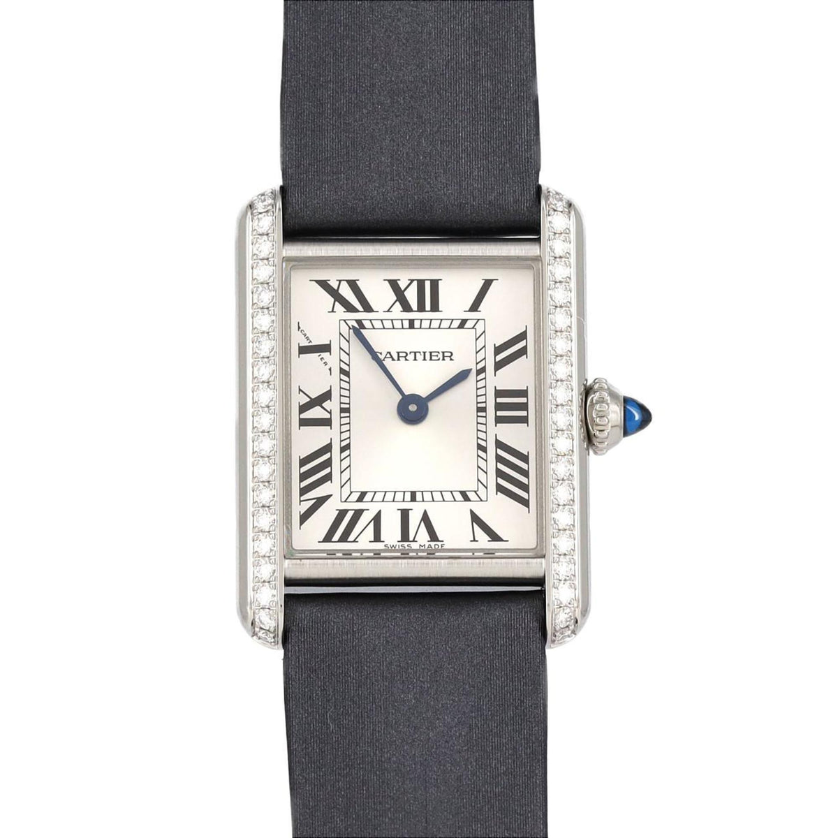 Pre-Owned Cartier Tank Must SM D W4TA0016 Stainless Steel Quartz Watch