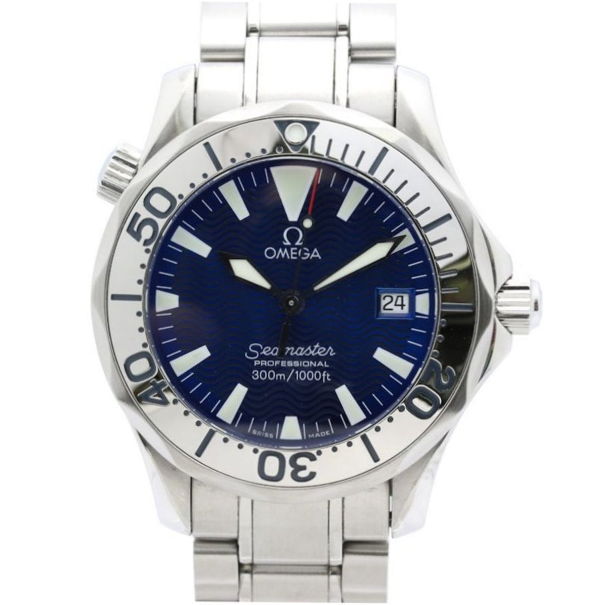 Pre-Owned OMEGA Seamaster 300m 2263.80.00 Boys' Watch Stainless Steel 40590