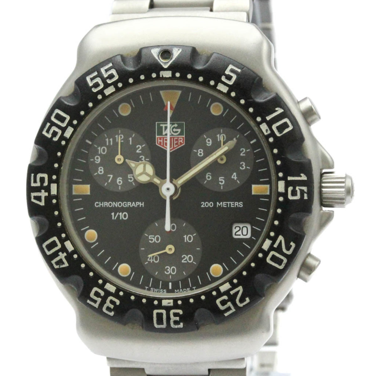 Montre TAG HEUER 2000 Formula 1 Chronographe Acier Quartz Homme CA1211 BF579742 d'occasion 