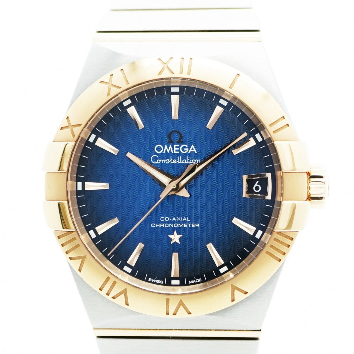 Pre-Owned Omega Constellation 123.20.38.21.03.001 Blue Dial Men's Watch