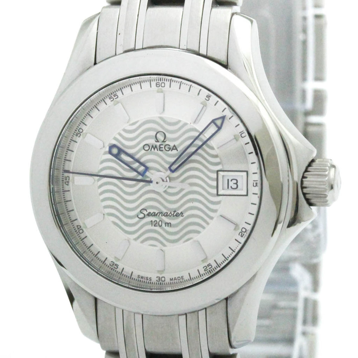 Pre-Owned OMEGA Seamaster 120M Steel Quartz Ladies Watch 2581.31 Polished