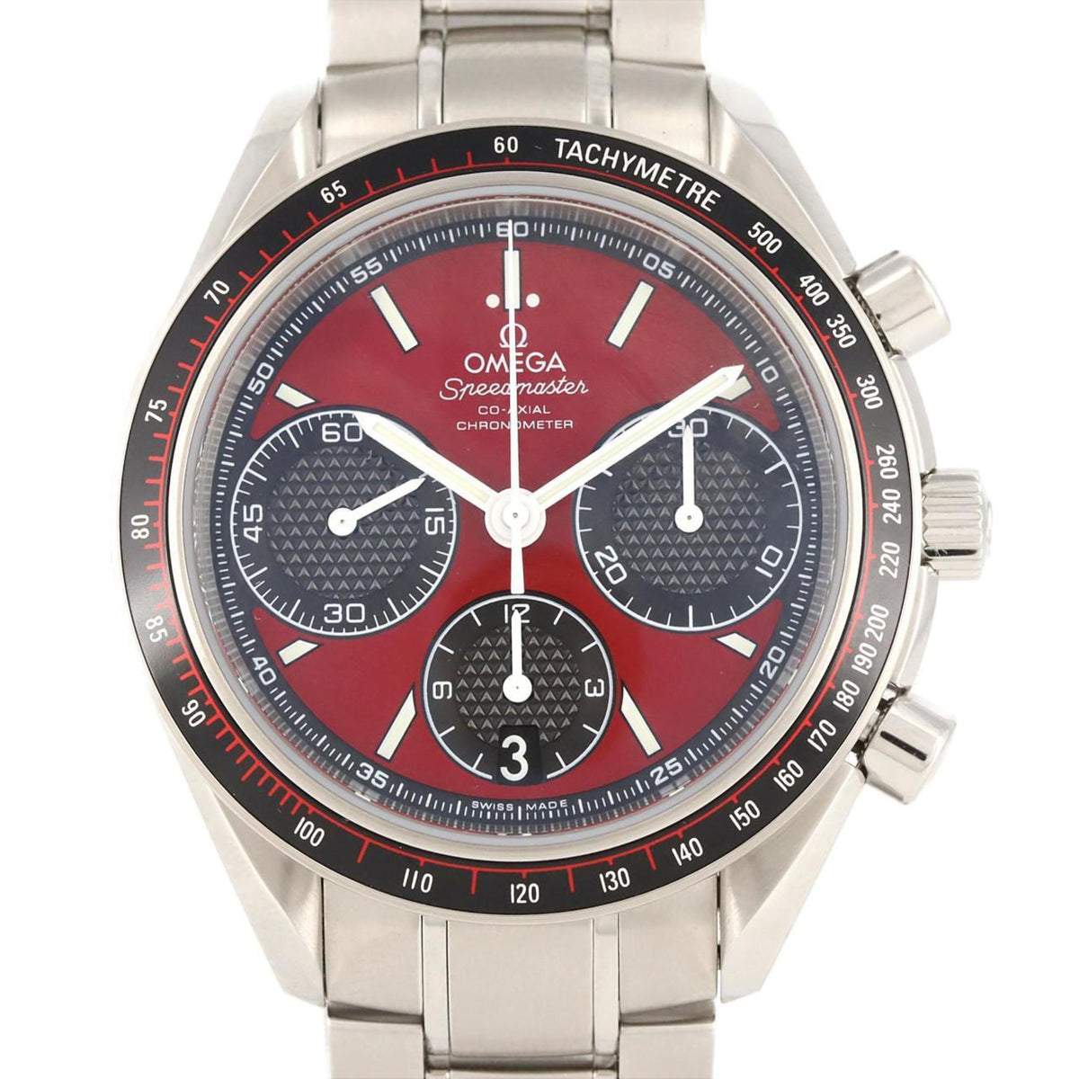 Pre-Owned Omega Speedmaster Racing 326.30.40.50.11.001 SS Wristwatch Automatic