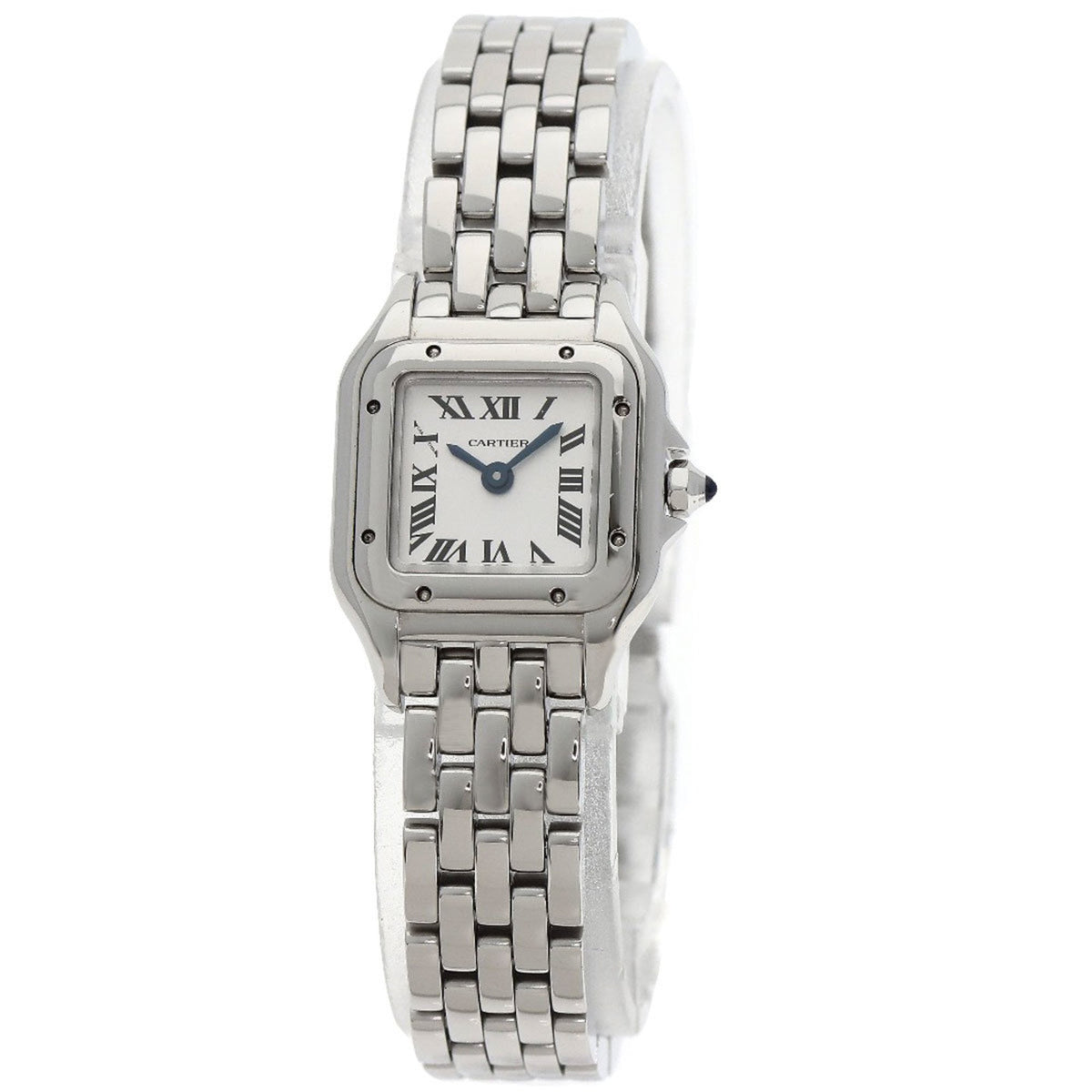 Pre-Owned Cartier WSPN0019 Panth?re de Mini Watch in Stainless Steel/SS for Women