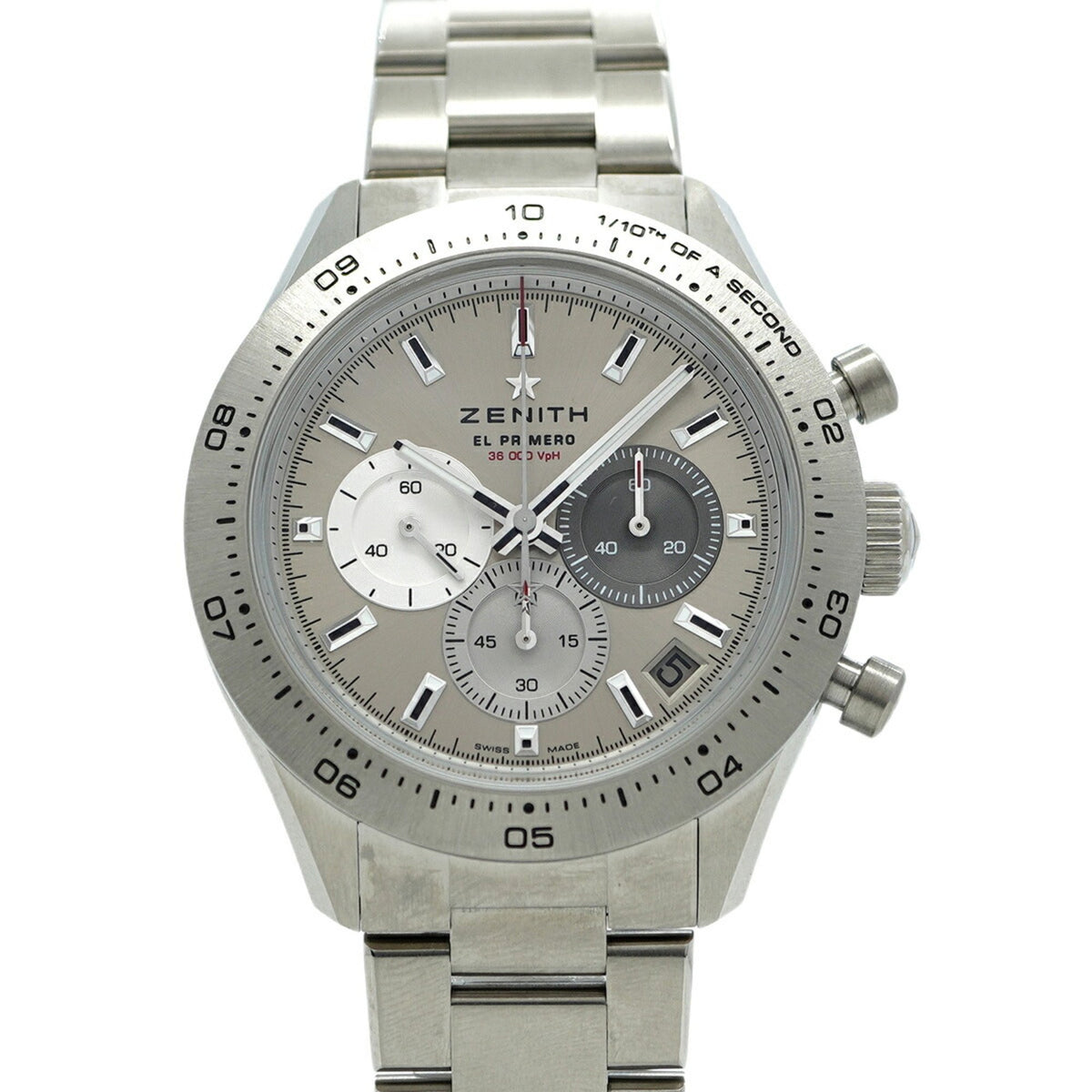 Pre-Owned Zenith El Primero 95.3100.3600 Silver Dial Men's Watch