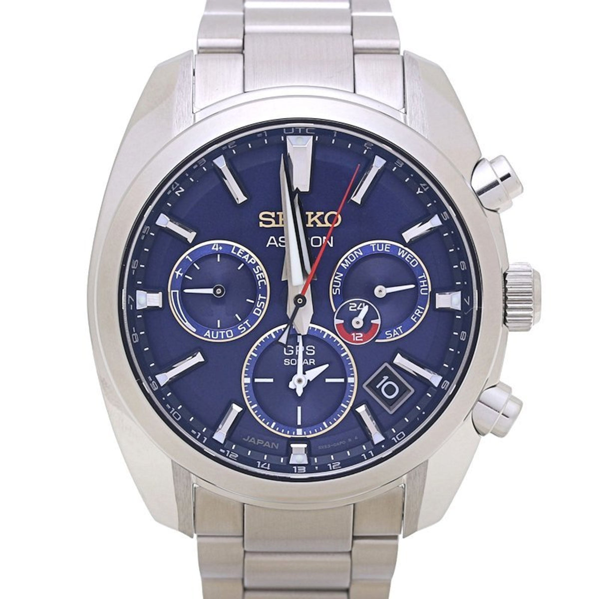 Pre-Owned Seiko Astron Limited Edition SBXC115 5X53-0BT0 Shohei Ohtani Stainless Steel Men's Watch 130414 to 1,700 pieces