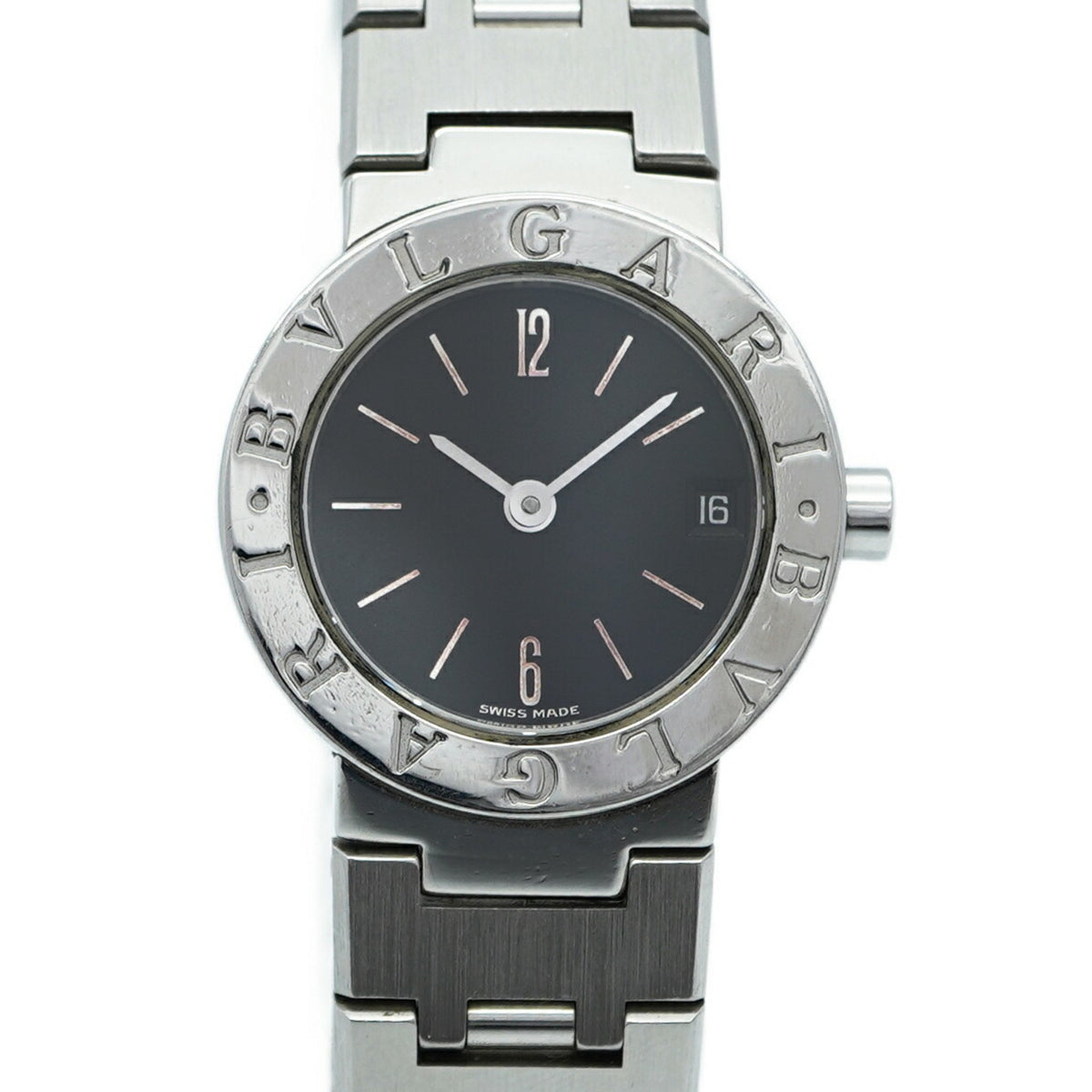 Pre-Owned Bvlgari BB23SSD Black Dial Women's Watch