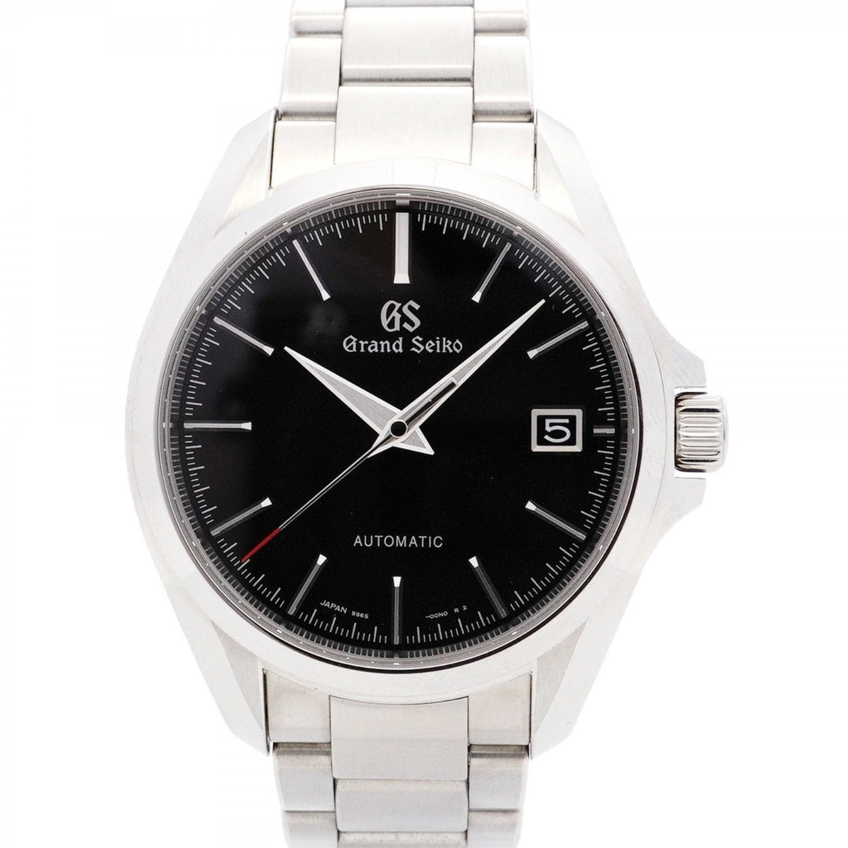 Pre-Owned Seiko Grand 9S65-00F0 Black Dial Men's Watch