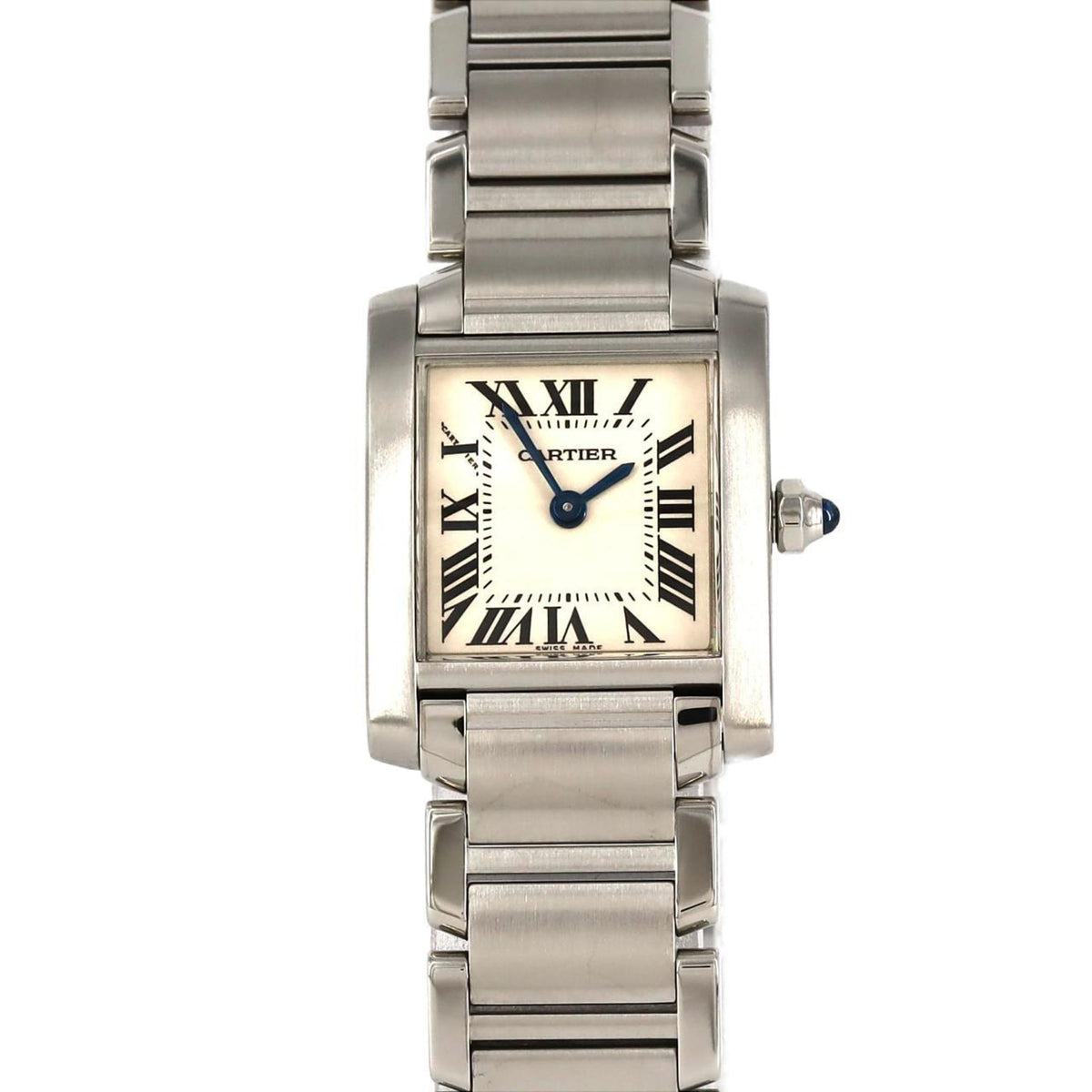 Pre-Owned Cartier Tank Francaise SM W51008Q3 SS Wristwatch Quartz