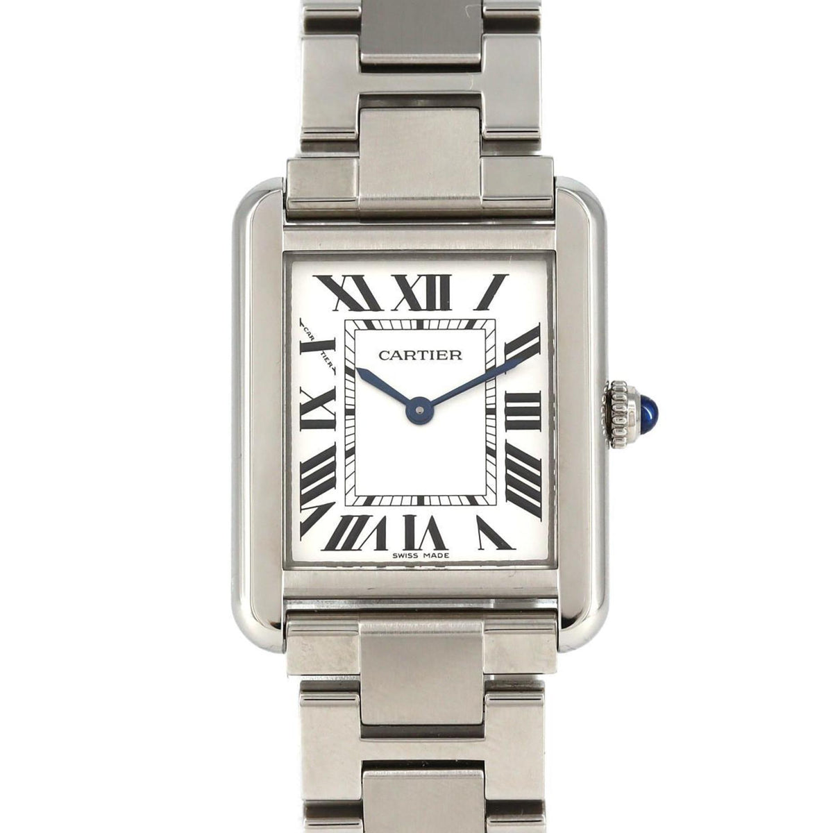Pre-Owned Cartier Tank Solo SM W5200013 Stainless Steel Quartz Watch